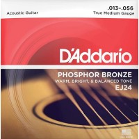 Струни для акустичної гітари D'Addario EJ24 Phosphor Bronze Medium Acoustic Guitar Strings 13/56 Струни для акустичної гітари D'Addario EJ24 Phosphor Bronze Medium Acoustic Guitar Strings 13/56