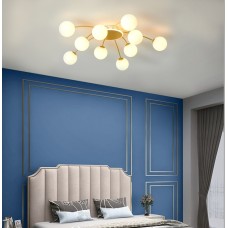 Світлодіодна люстра No Brand Орбіта 8618 Золотистий