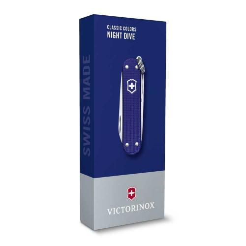 Ніж-брелок Victorinox Classic SD Alox Colors Minty Mint 58 мм, 5 функцій, Синій (0.6221.222G) Ніж-брелок Victorinox Classic SD Alox Colors Minty Mint 58 мм, 5 функцій, Синій (0.6221.222G)