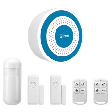 Локальна бездротова система сигналізації з сиреною Nectronix PE-519-D, 3 датчика, 2 пульта