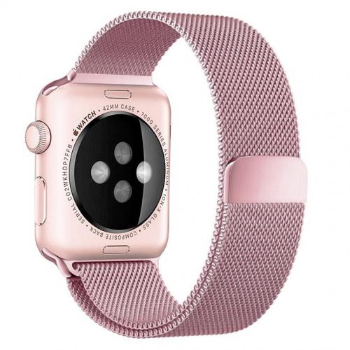 Ремінець Milanese Loop Strap для Apple Watch 38/40mm Light Rose Ремінець Milanese Loop Strap для Apple Watch 38/40mm Light Rose
