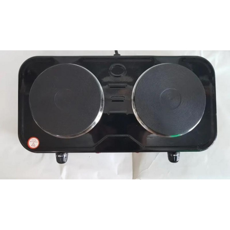 Електроплита настільна переносна двоконфорочна Rainberg RB 999 2000W