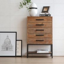 Комод у стилі Loft NS-272 930x600x350 мм Черный