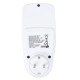 Розетка з лічильником електроенергії енергометр ватметр побутовий Intertek BE009 Білий (100267)