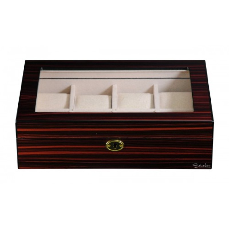 Шкатулка для зберігання годинників Salvadore WB/2105/8.E Бордовий