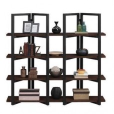 Стелаж для зберігання в стилі Loft NS-1769 1680x1800x400 мм Черный