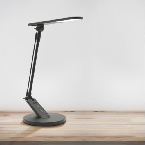 Настільна лампа Polux Optimum 32x18.5x45 см Чорний (Pol324993)