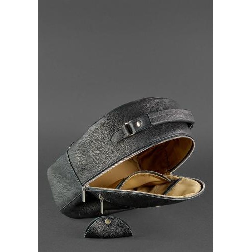 Шкіряний міні-рюкзак BlankNote Kylie Онікс (BN-BAG-22-onyx) Шкіряний міні-рюкзак BlankNote Kylie Онікс (BN-BAG-22-onyx)