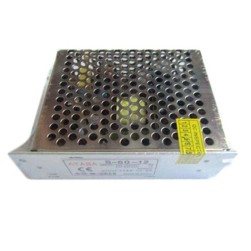 Блок живлення адаптер Спартак 12V 5A S-60-12 Metall