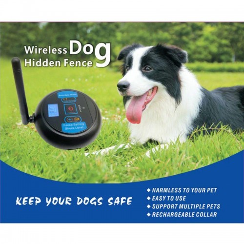 Бездротовий електронний паркан для собак Pet Wireless Dog Fence WDF-600 з 1 нашийником (100821) в інтернет супермаркеті PbayMarket!