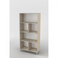 Стелаж Тиса Мебель ШС-839 Дуб сонома 166x35x80 см Стелаж Тиса Мебель ШС-839 Дуб сонома 166x35x80 см