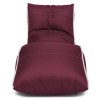 Крісло Мішок Лежак Оксфорд 80х125 Студія Комфорту Бордовий