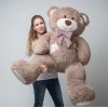 Плюшевий ведмедик Mister Medved з латками Маркус 150 см Капучіно (057)