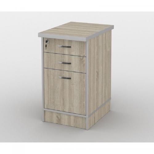 Тумба офісна Тиса Мебель ТМ-117 2 Сонома 76x60x40 см Тумба офісна Тиса Мебель ТМ-117 2 Сонома 76x60x40 см