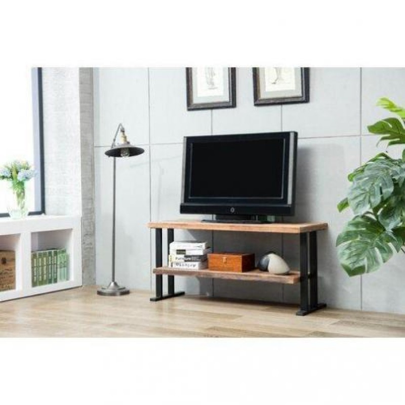 Тумба підставка для TV у стилі Loft NS-2126 630x1000x360 мм Черный