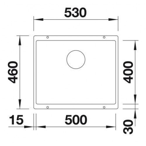 Кухонна мийка Blanco SUBLINE 500-U 523432