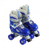Роликові ковзани Best Roller 31-34 PVC колеса, що світяться Blue (141163)