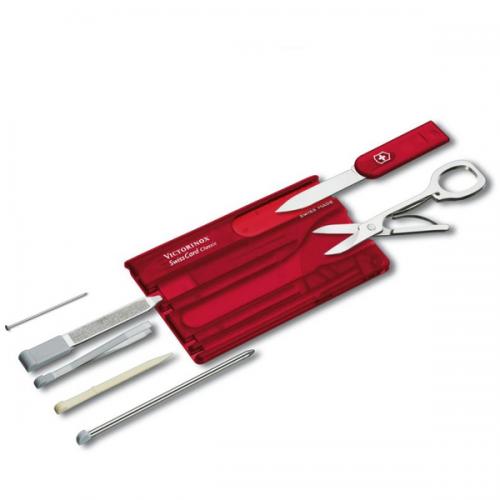 Швейцарська карта Victorinox SwissCard Classic Червона (0.7100.TB1) Швейцарська карта Victorinox SwissCard Classic Червона (0.7100.TB1)