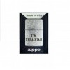 Запальничка бензинова Zippo Classic Street Chrome I Am Ukrainian Сріблястий (207 IMU)