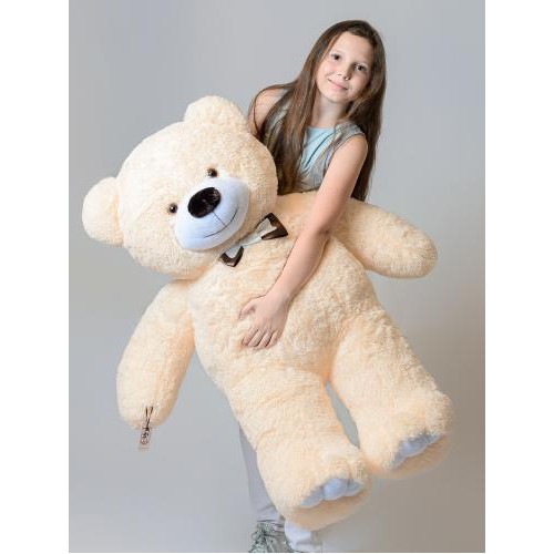 Плюшевий ведмедик Mister Medved Хеппі 130 см Бежевий (008) Плюшевий ведмедик Mister Medved Хеппі 130 см Бежевий (008)