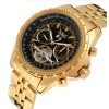 Наручний годинник чоловічий Jaragar Exclusive Gold (408)
