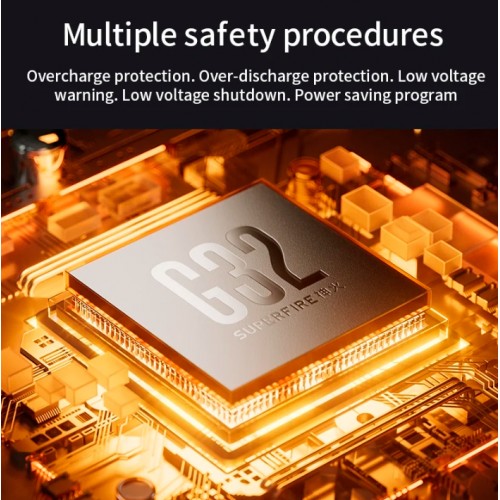 Ліхтар кишеньковий SuperFire G32 388 Lumen Чорний (2507731013)