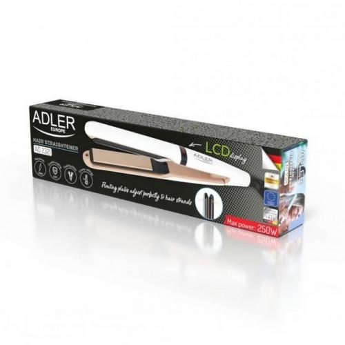 Плойка випрямляч для волосся Adler AD 2321 з дисплеєм Плойка випрямляч для волосся Adler AD 2321 з дисплеєм