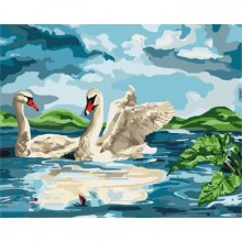 Картина за номерами Ідейка Біля озера 40х50 см (KHO4147)