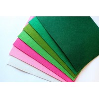 Набір китайського жорсткого фетру 2 мм Pugovichok Пелюстки троянд 7 кольорів для рукоділля (7165) Набір китайського жорсткого фетру 2 мм Pugovichok Пелюстки троянд 7 кольорів для рукоділля (7165)