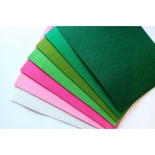 Набір китайського жорсткого фетру 2 мм Pugovichok Пелюстки троянд 7 кольорів для рукоділля (7165) Набір китайського жорсткого фетру 2 мм Pugovichok Пелюстки троянд 7 кольорів для рукоділля (7165)