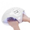 Гібридна манікюрна лампа SUN 669 для двох рук одночасно UV+LED 48W White