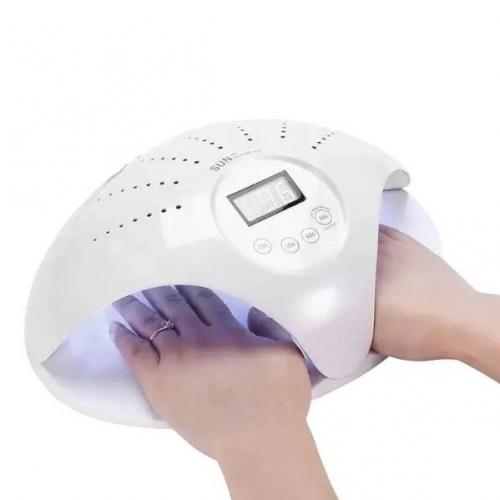 Гібридна манікюрна лампа SUN 669 для двох рук одночасно UV+LED 48W White