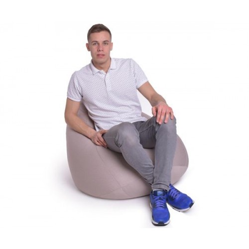 Крісло Мішок Груша Рогожка 120х85 Студія Комфорту розмір Стандарт бежевий Крісло Мішок Груша Рогожка 120х85 Студія Комфорту розмір Стандарт бежевий