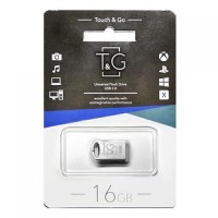 Флеш-накопичувач USB 16GB T&G 105 Metal Series Silver (TG105-16G)