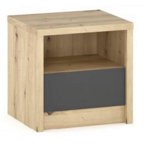 Тумба ліжка Меблі Сервіс Домініка комплект 2 шт Артісан + Сірий Тумба ліжка Меблі Сервіс Домініка комплект 2 шт Артісан + Сірий