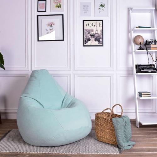 Крісло Мішок Груша Велюр 150х100 Студія Комфорту Великий м'ятний Крісло Мішок Груша Велюр 150х100 Студія Комфорту Великий м'ятний