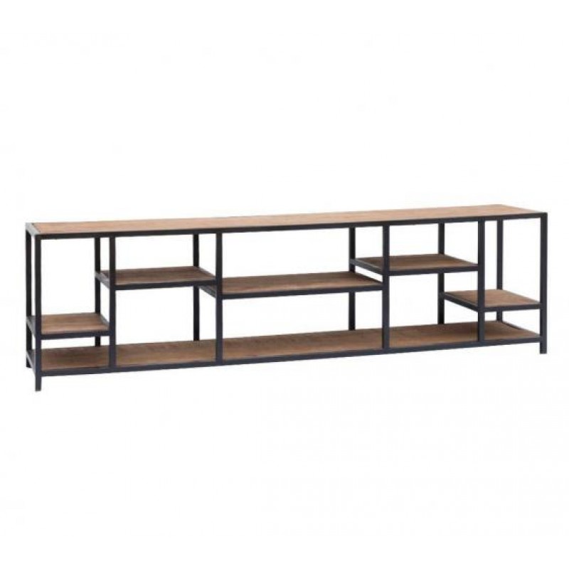 Тумба підставка для TV у стилі Loft NS-2162 680x2000x300 мм Черный