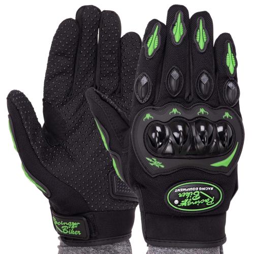 Моторукавички SP-Sport RACING BIKER SC-04 XXL Чорно-зелений