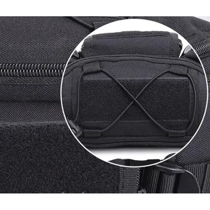 Сумка тактична поясна Military 35х17х10 см Чорний