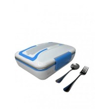 Ланч-бокс електричний з підігрівом від мережі 220 V 820 мл Lunch Box Синій (1936363251)