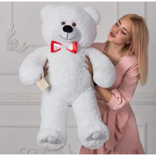 Плюшевий ведмедик Mister Medved Чарлі 110 см Білий (006) Плюшевий ведмедик Mister Medved Чарлі 110 см Білий (006)