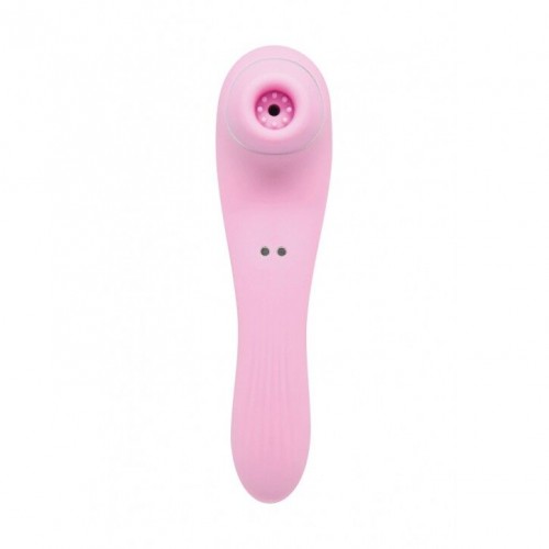 Вакуумний стимулятор з вібрацією Wooomy Smoooch Pink Clitoral Suction & Vibration, 10х2 режимів в інтернет супермаркеті PbayMarket!