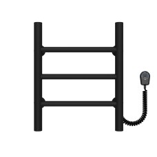 Рушникосушарка електрична Оріон П3 300х400 Deffi Чорний EF16 (C.OR.40.30.3.E.B.R.5)