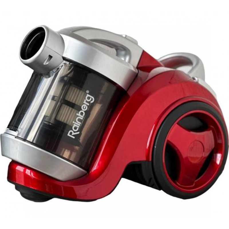 Пилосос контейнерний Rainberg RB-655TB з турбощіткою 3.5L 2500W Red