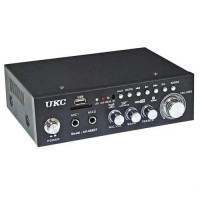 Підсилювач звуку UKC AK-688BT Bluetooth Караоке 2-канальний 2x30W Black