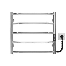 Рушникосушарка електрична Трапеція П5 500х500 Deffi Хром JD03 (C.TR.50.50.5.E.C.R.1)