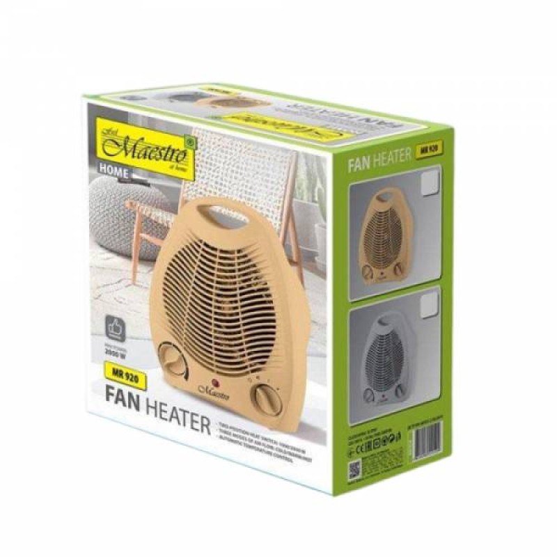 Тепловентилятор бежевий Maestro MR-920