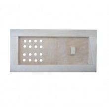 Засувка вентиляційна липа для бані та сауни PRO 280х160 мм