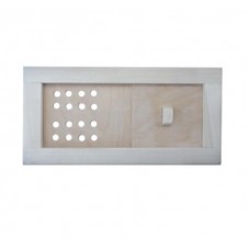 Засувка вентиляційна липа для бані та сауни PRO 280х160 мм