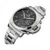 Годинник Megir Silver Black Silver MG3006 SS (MS3006G-1)